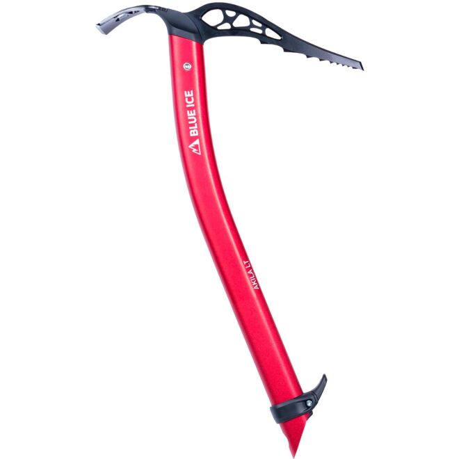 Blue Ice Akila LT Adze is an ultra-lightweight and highly technical ice axe for ski mountaineering