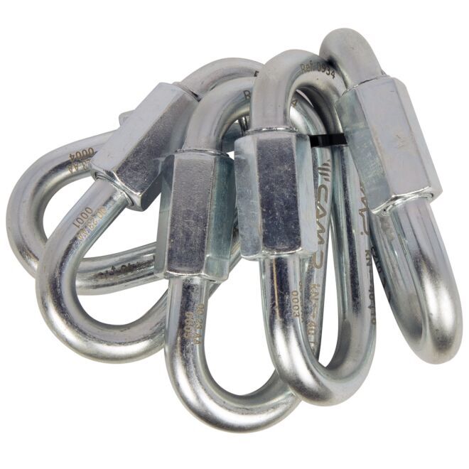 CAMP Set 5 Oval Quick Link Steel 8 5 pack snabblänkar