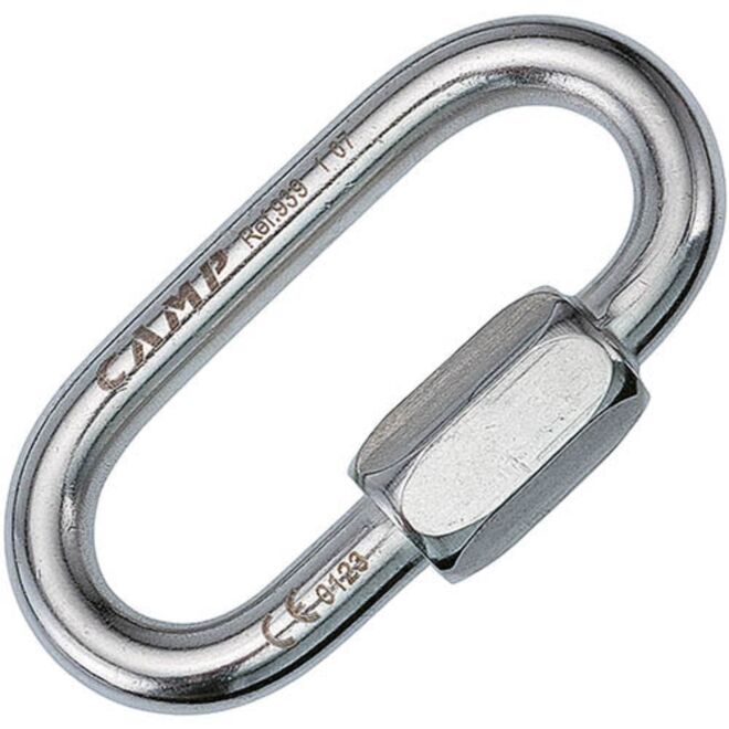 CAMP Oval Quick Link rostfritt stål Ø8 mm snabbkoppling