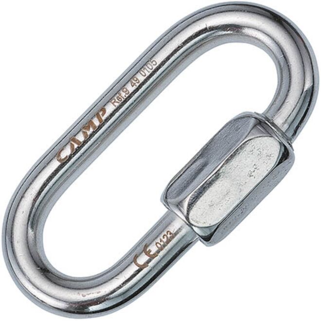 CAMP Oval Quick Link rostfritt stål 10 mm snabbkoppling