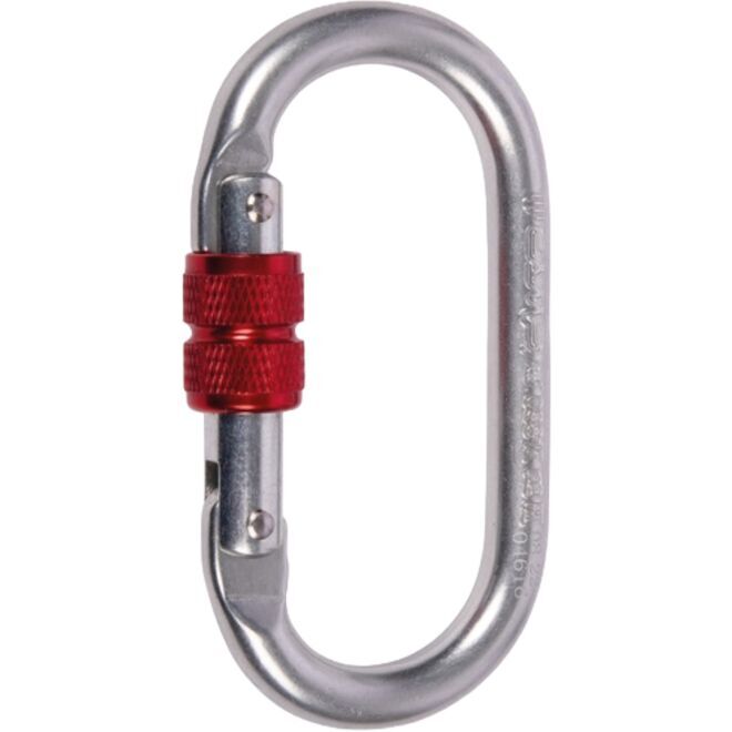 CAMP Oval Standard Lock: Oval skruvkarbin för arbete på höjd