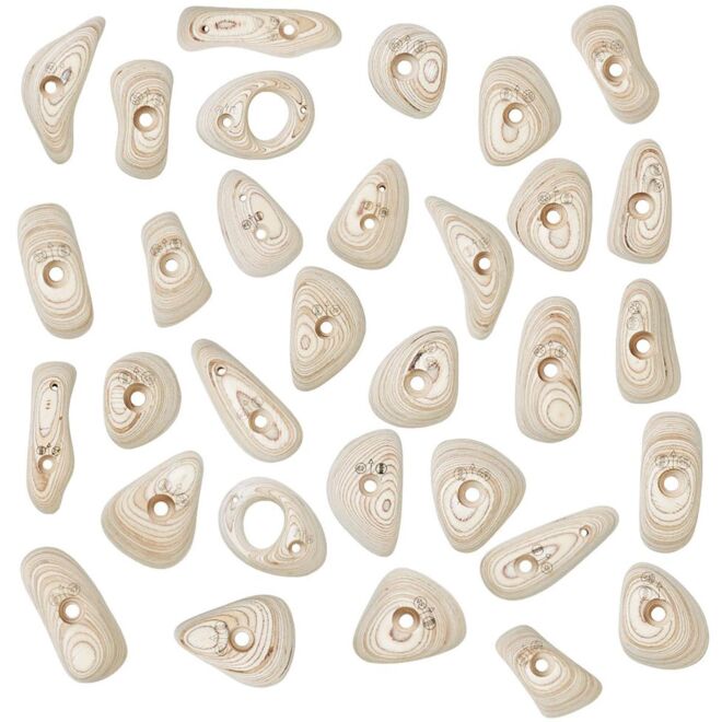 Moon Wood Holds Set A 32 klättring grepp
