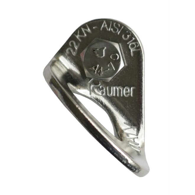 Raumer Placchetta inox Minox Ø 8 mm med hexskruv M8x16mm
