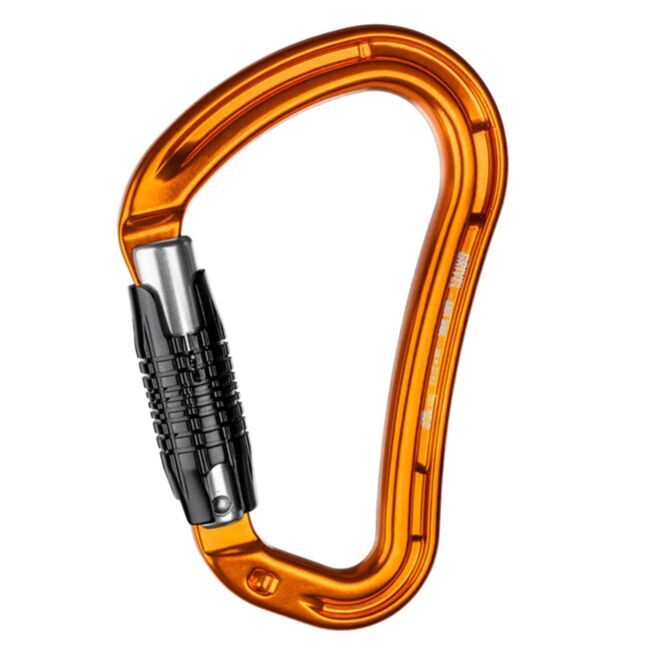 Grivel Wide K18T karbin med twist-gate stängning