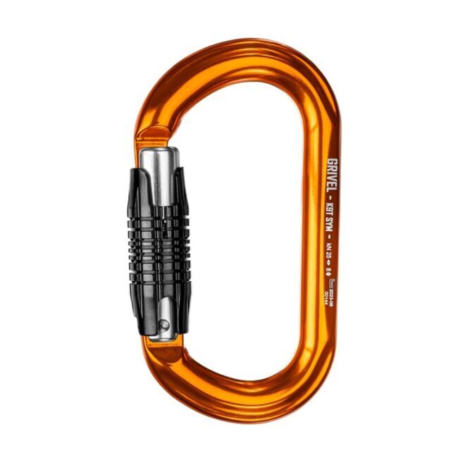 Grivel Sym K9T symmetrisk oval karbinhake