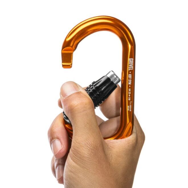 Grivel Sym K9T symmetrisk oval karbinhake