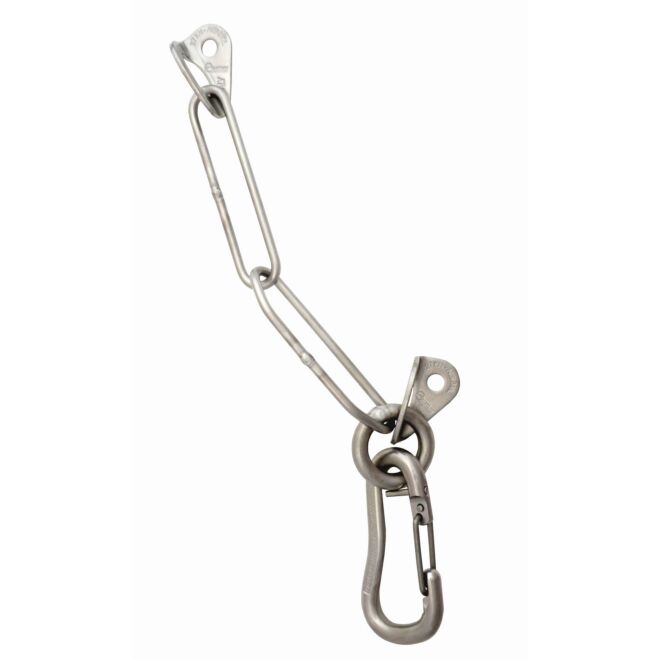 Raumer Gruppo Sosta inox 2 Rock 10 mm + 1 kedja + 1 ring + 1 karbinversion Marina