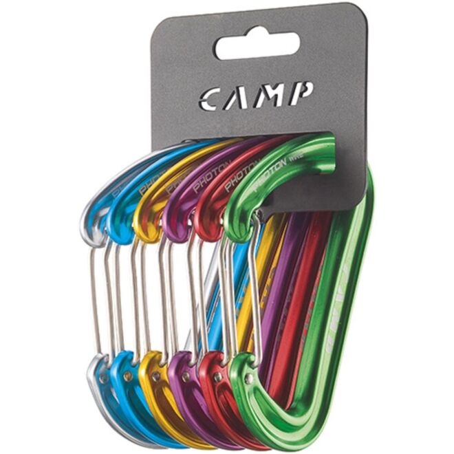 CAMP Rack Pack Photon Wire set 6 klätterkarbiner
