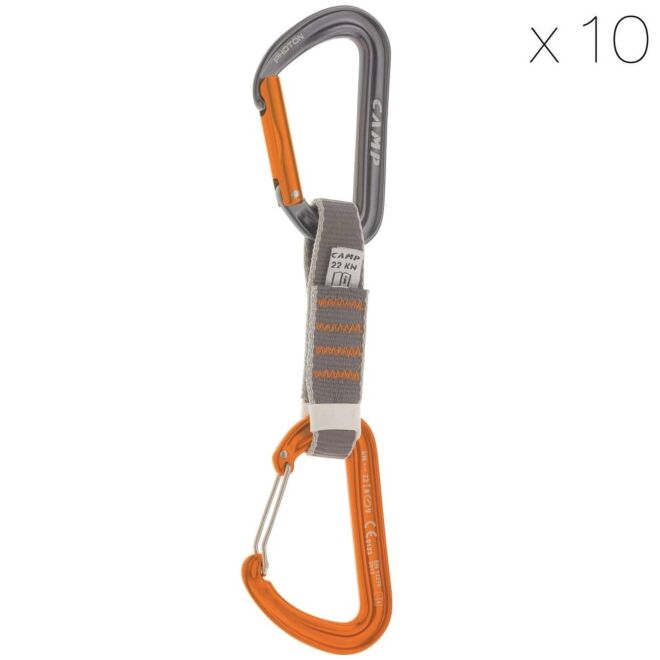 CAMP Photon Express KS Mixte 10-Pack klätterkarbinhakar