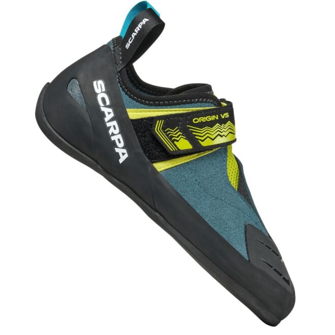 SCARPA Origin VS Petrol-Lime klätterskor