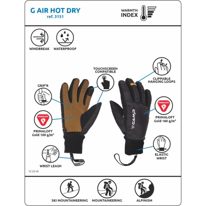 CAMP G Air Hot Dry handskar
