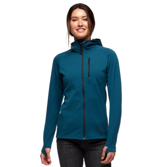 BD Black Diamond W Coefficient Fleece Hoody Women teknisk fleece dam
