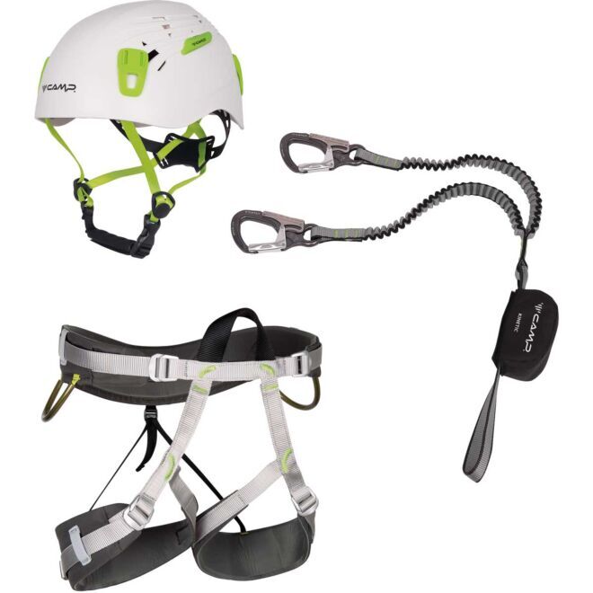 CAMP Kit Ferrata Kinetic Rewind Energy Team set för via ferrata