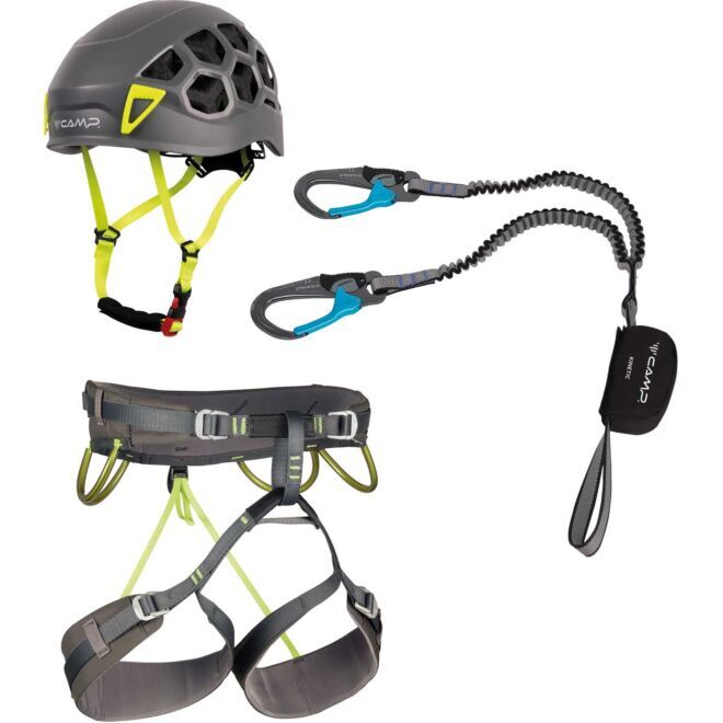 CAMP Kit Ferrata Kinetic Rewind Pro Energy Cr 4 set för via ferrata