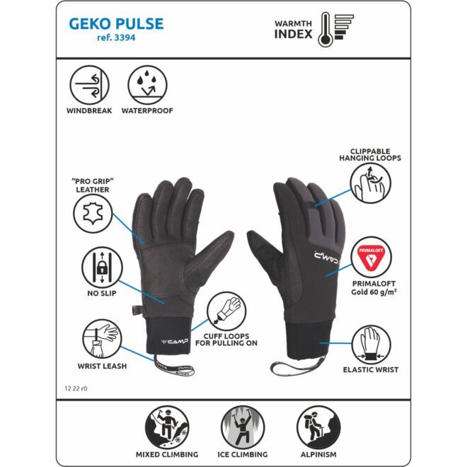CAMP Geko Pulse handskar alpinism