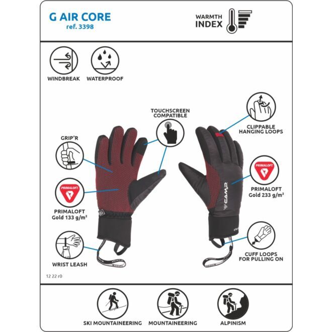 CAMP G Air Core handskar alpinism