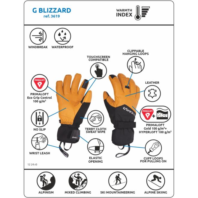 CAMP G Blizzard handskar alpinism