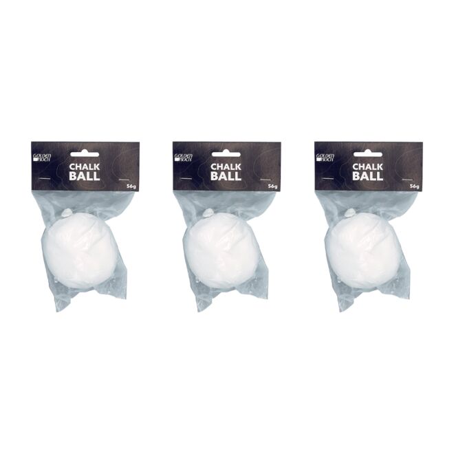 Golden Rock Chalk Ball 56 g magnesium ball 3-pack