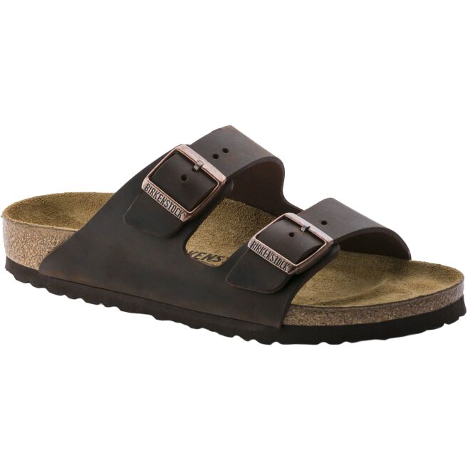 Birkenstock Arizona Natural Oiled Leather sandaler