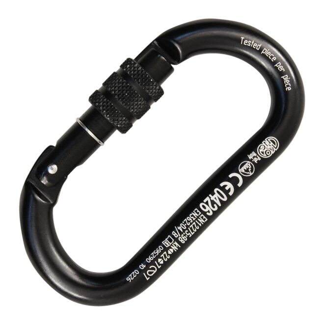 Kong Oval Alu Classic Screw Sleeve ovalt karbinhake speleo