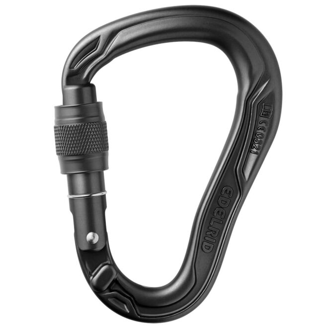 Edelrid HMS Bullet Screw karbinhake med skruvlås klättring