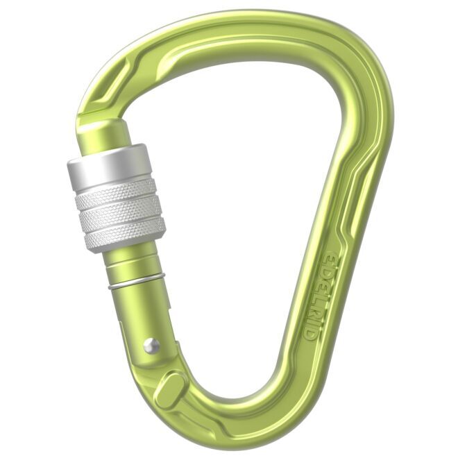 Edelrid HMS Strike Screw II karbin med skruvlås klättring