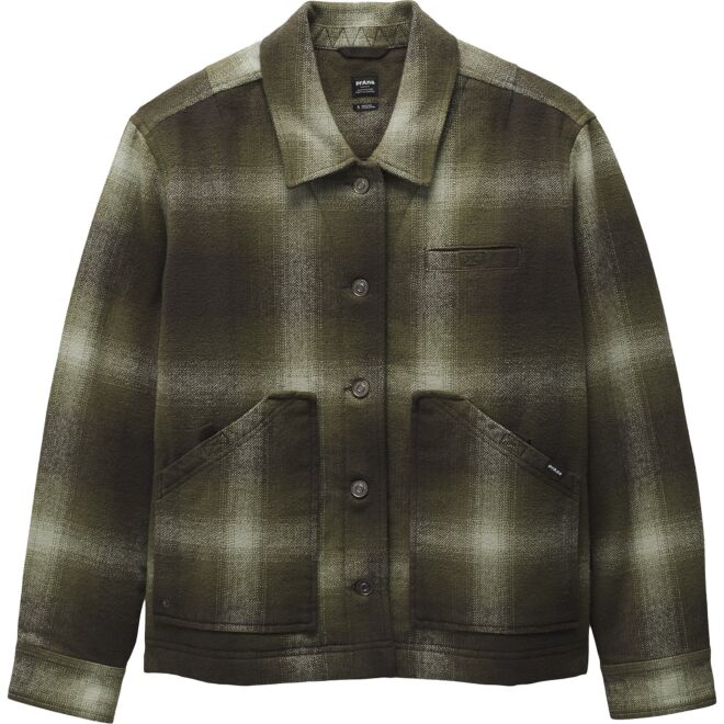 Prana Bridges Flannel Jacket damjacka