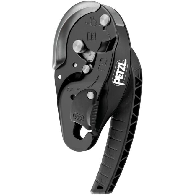 Petzl I'D S självblockerande nedstigningsapparat för arbete på höjd med panikfunktion