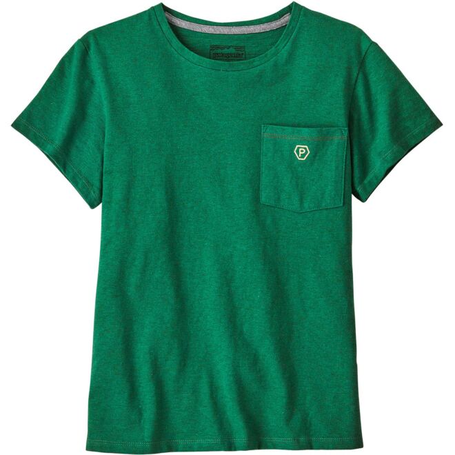 Patagonia W's Clean Climb Bloom Pocket Responsibili-Tee t-shirt dam