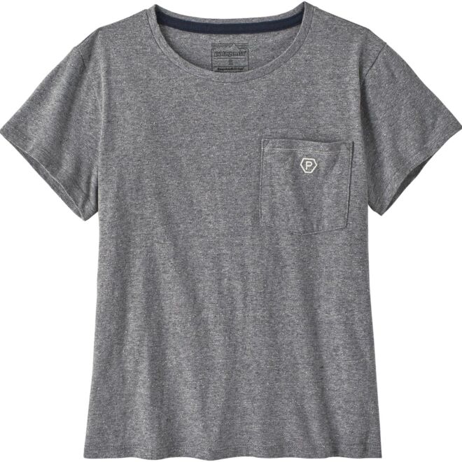 Patagonia W's Clean Climb Bloom Pocket Responsibili-Tee t-shirt dam