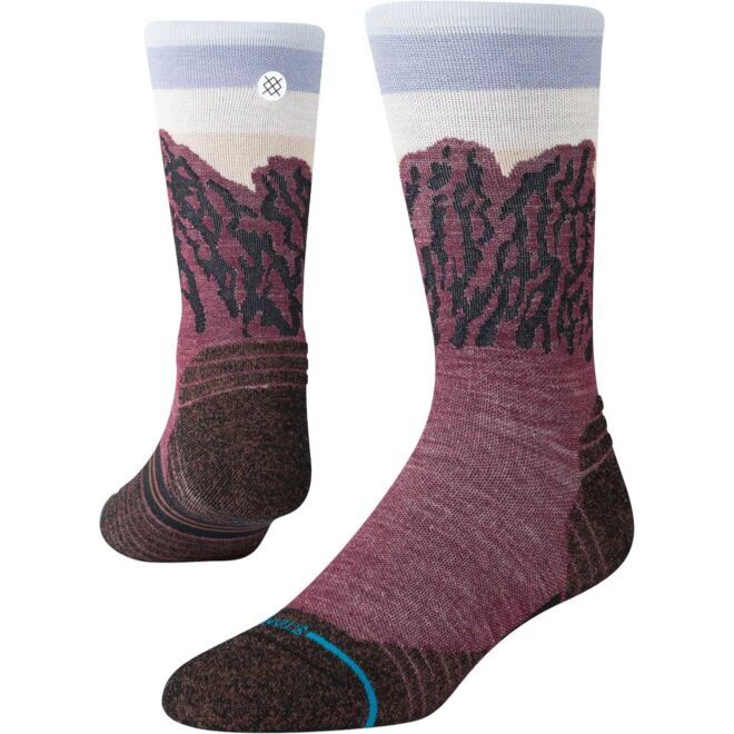 Stance The Ridge Light Wool Crew trail running strumpor