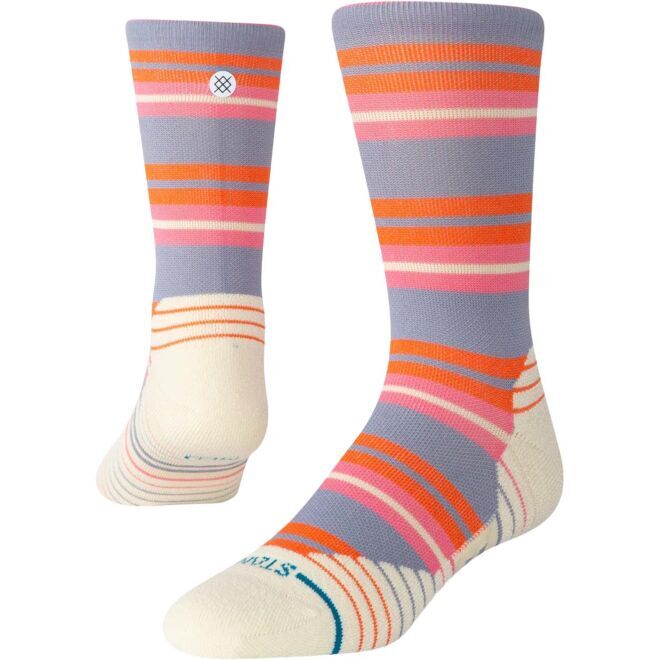 Stance Womens Lennon Mid Crew strumpor trail running dam