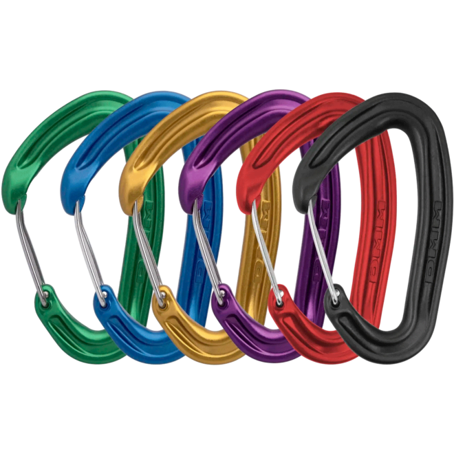 DMM Alpha Wire Colour 6 Pack set klätterkarbiner