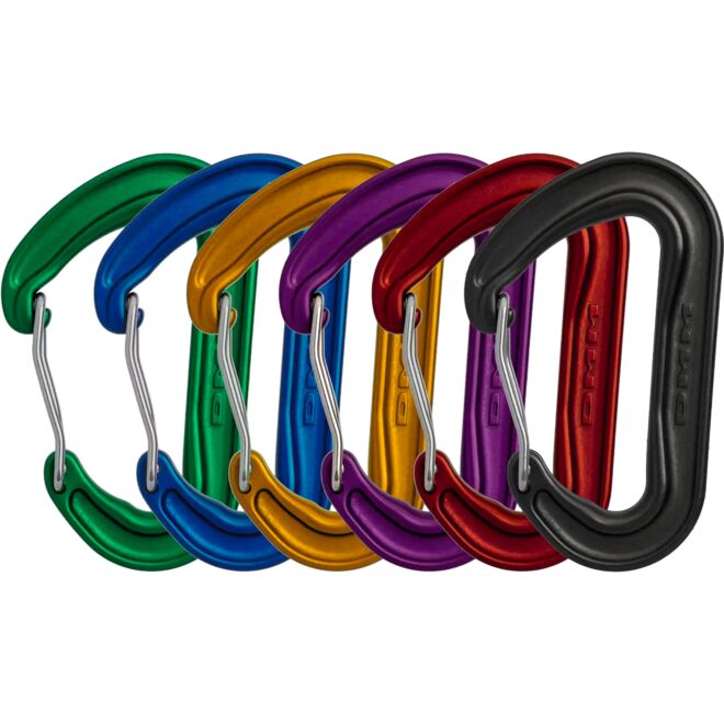 DMM Wisp Colour Pack 6 set klätterkarbinhakar