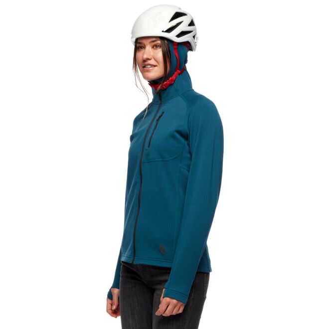 BD Black Diamond W Coefficient Fleece Hoody Women teknisk fleece dam
