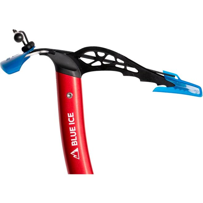Blue Ice Akila LT Adze is an ultra-lightweight and highly technical ice axe for ski mountaineering