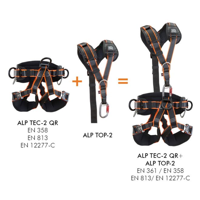 CT Climbing Technology Alp Tec-2 QR arbetssele låg