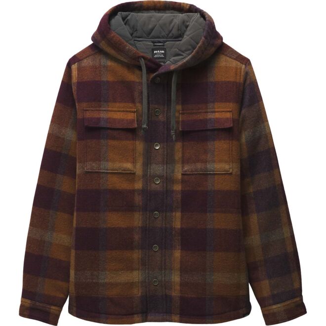 Prana Asgard Hooded Flannel Shirt långärmad tröja herr