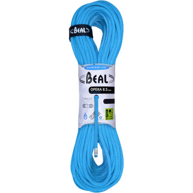 Beal Opera 8.5 mm Unicore Golden Dry klätterrep per meter
