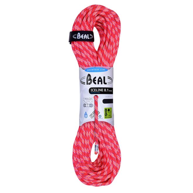 Beal Ice Line 8.1 mm Unicore Golden Dry halv rep klättring