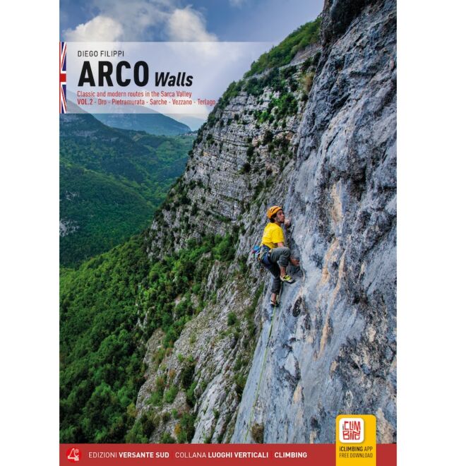 Versante Sud Arco Walls Vol. 2 klättringsguide på engelska