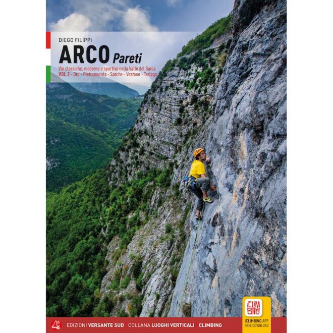 Versante Sud Arco Pareti Vol.2 klättring guide italienska