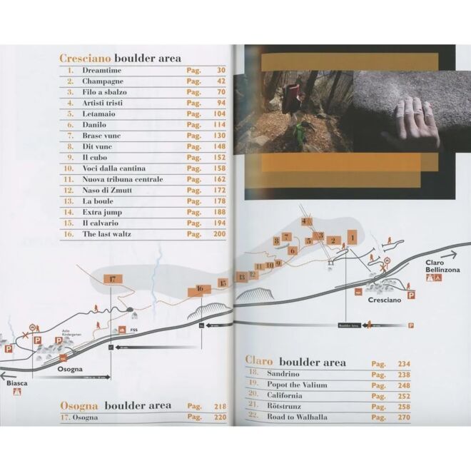 Ticino Boulder Cresciano Boulder 2023 bouldering guide klättring