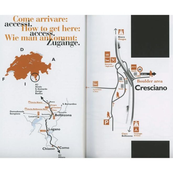 Ticino Boulder Cresciano Boulder 2023 bouldering guide klättring
