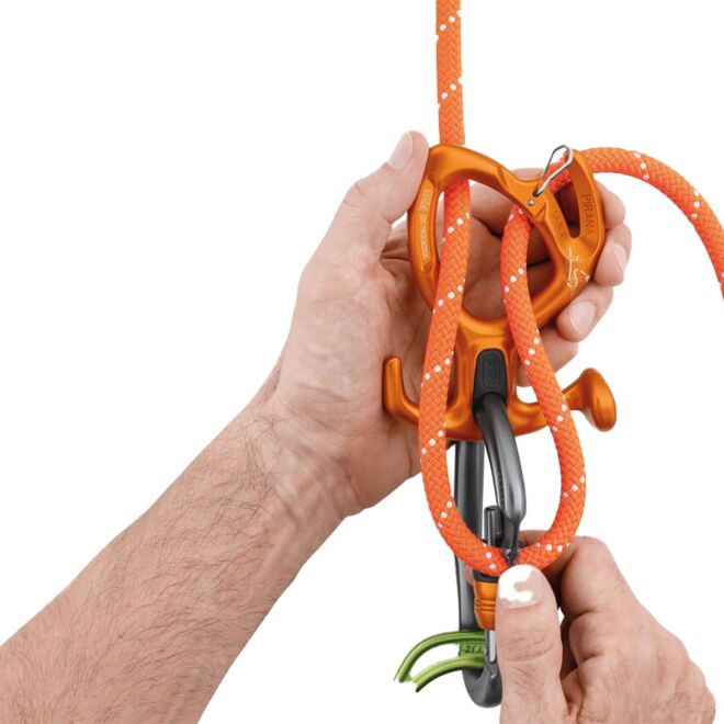 Petzl Pirana guide discensore canyoning