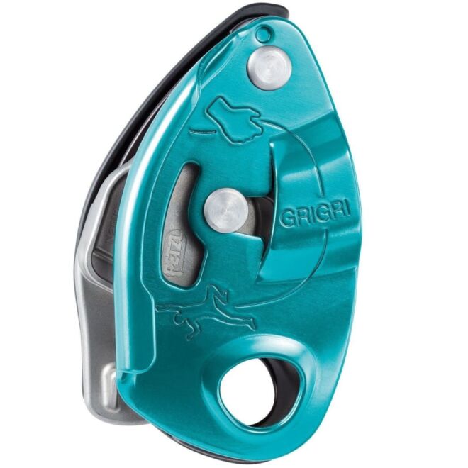 Petzl GriGri säkringsanordning och karbinhake klättring