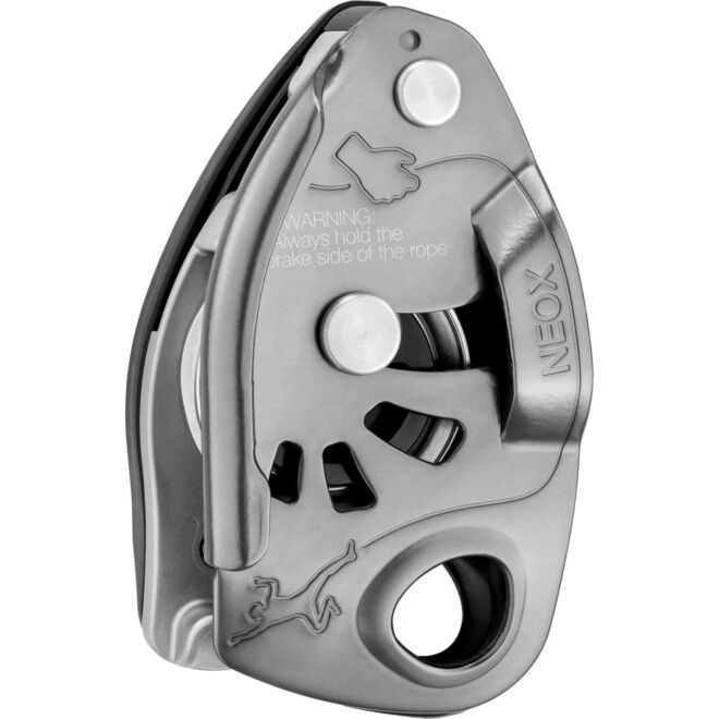 Petzl Neox säkringsapparat med assisterad låsning och klätterkarbin