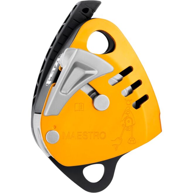 Petzl Maestro S nedstigningsanordning med blockpulley för räddning
