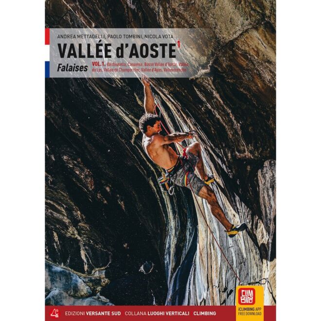 Versante Sud Vallée d'Aoste Falaises klättring guide fransk version