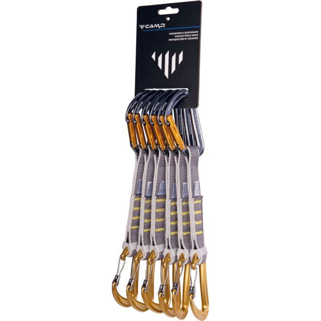 CAMP Set 6 Dyon Express KS Mixte 6 pack klätterkarbinhakar